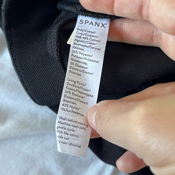 SPANX Black Colored Jegging Style Ankle Leggings SIZE M  #20018R - Picture 8 of 9